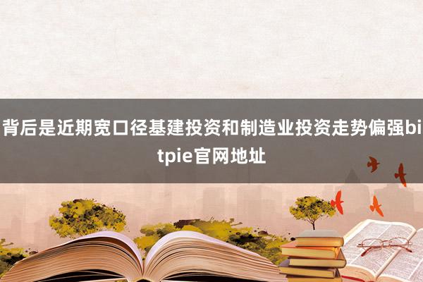 背后是近期宽口径基建投资和制造业投资走势偏强bitpie官网地址