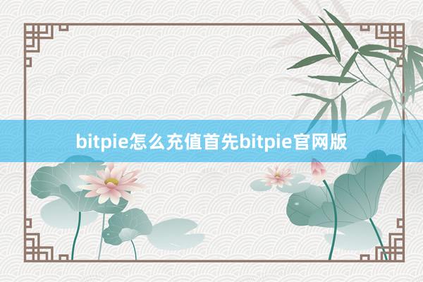 bitpie怎么充值首先bitpie官网版