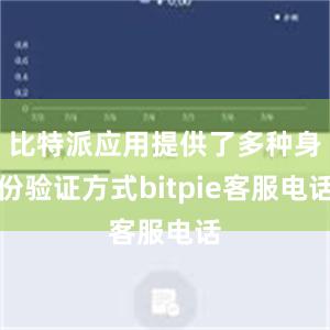 比特派应用提供了多种身份验证方式bitpie客服电话