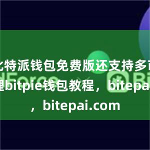 比特派钱包免费版还支持多币种管理bitpie钱包教程，bitepai.com