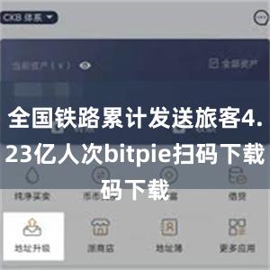 全国铁路累计发送旅客4.23亿人次bitpie扫码下载